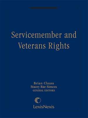 cover image of Servicemember and Veterans Rights